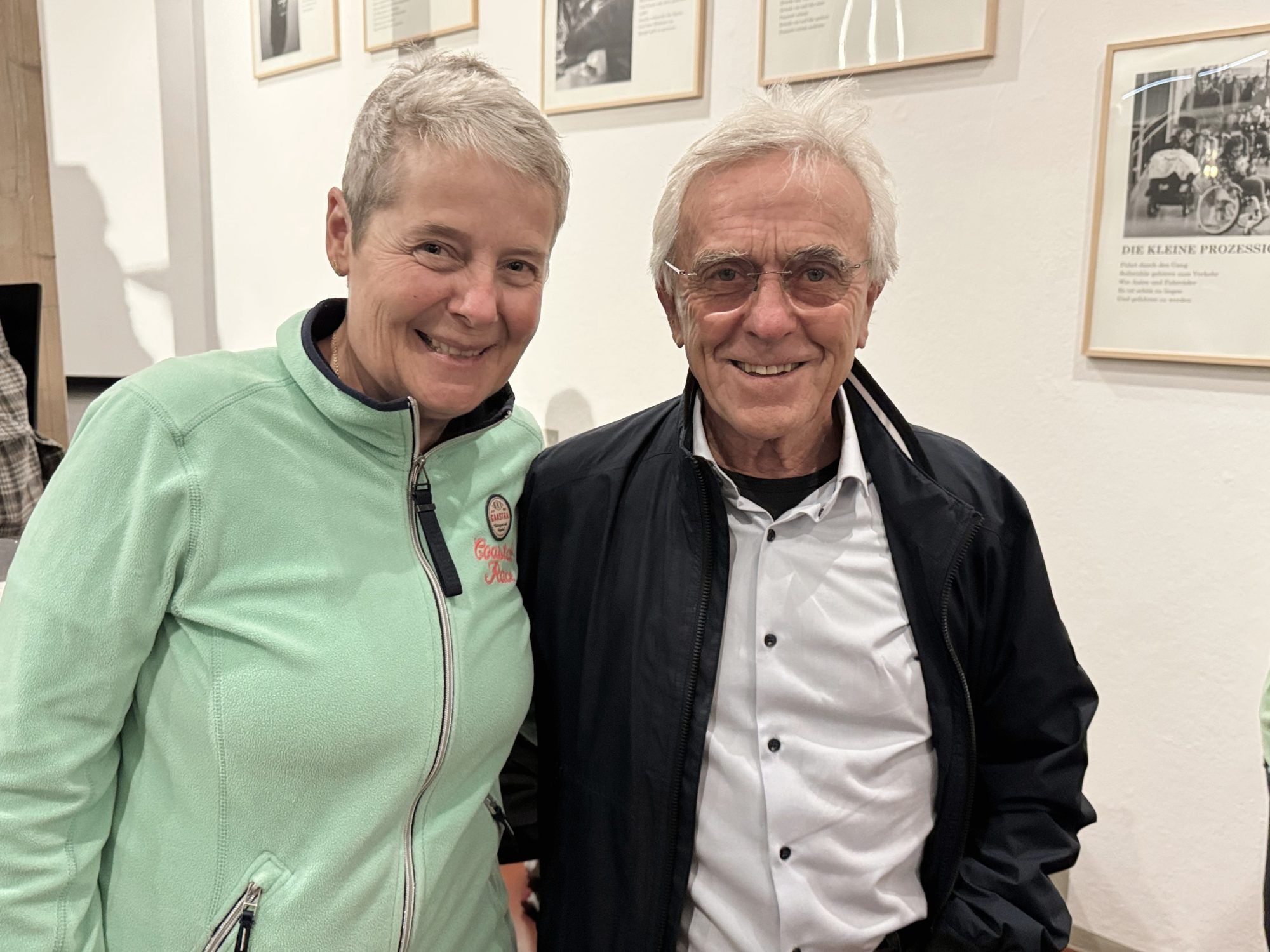 Gabi Kraft mit Xaver Burtscher (Sohn v. Delphina).
