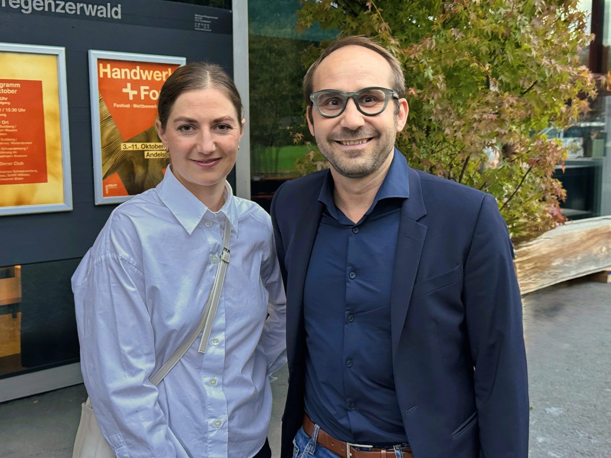 Christine Dünser und Alois Berchtold (Werkraum Bregenzer Wald).