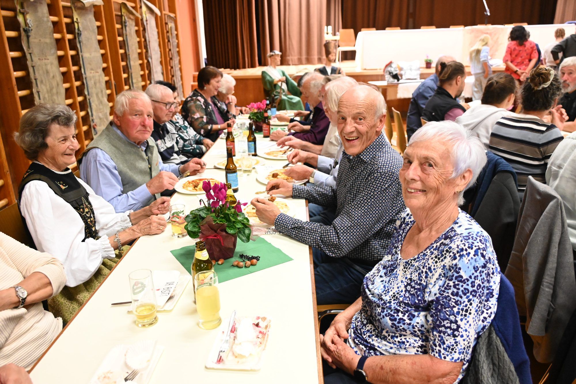 assionsspieler bei der Abschlussfeier.