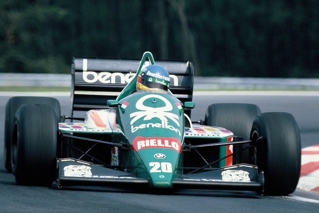 Gerhard Berger im Benetton-BMW Turbo, seine zweite volle Saison 1986