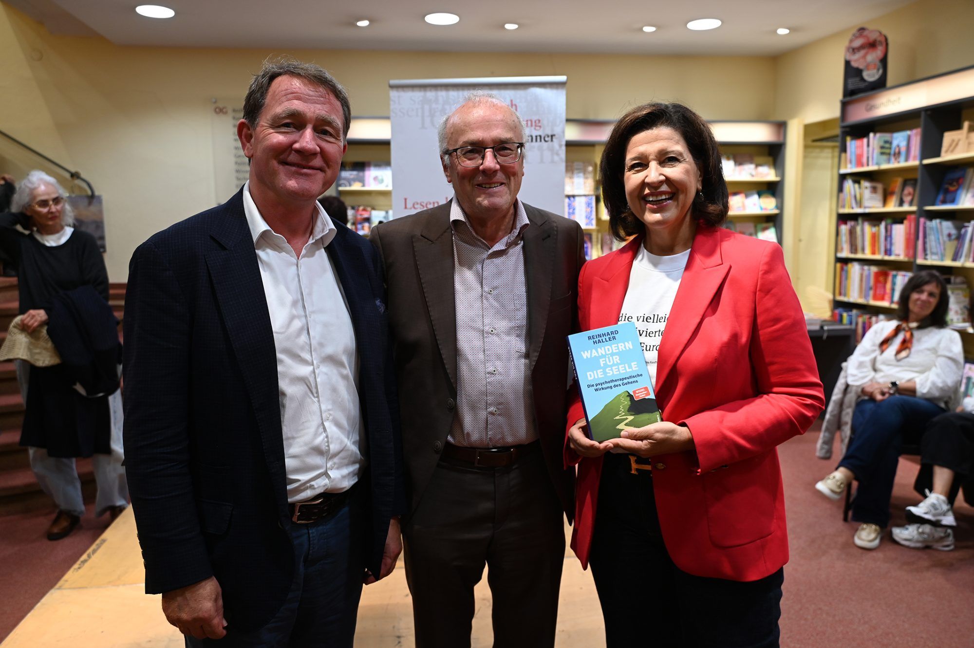 Patrick Loss, Autor Reinhard Haller mit Verena Brunner-Loss.