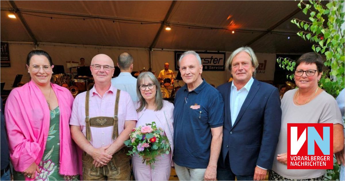 Ehrenzeichen der Gemeinde Lochau in Gold für Wolfram Baldauf