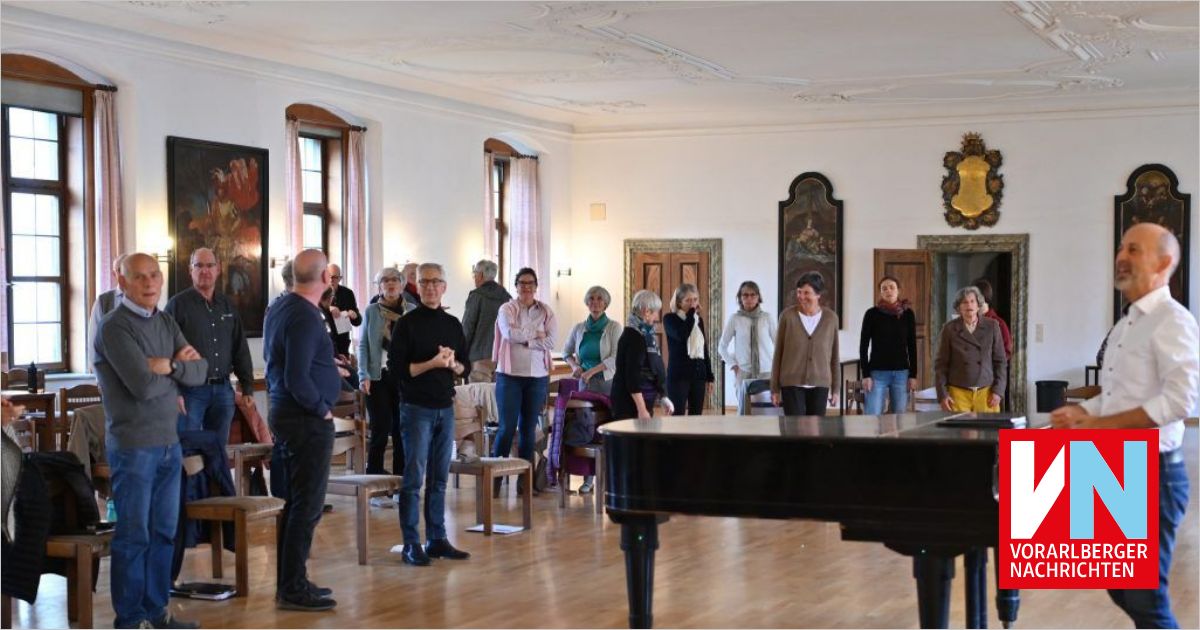 Die Freude bei den Sängern ist groß Vorarlberger Nachrichten VN.at