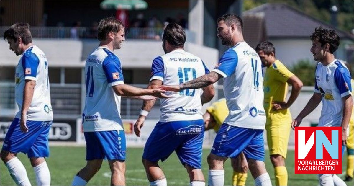 Sieben auf einen Streich: Koblach 1b hält die weiße Weste fest im Griff