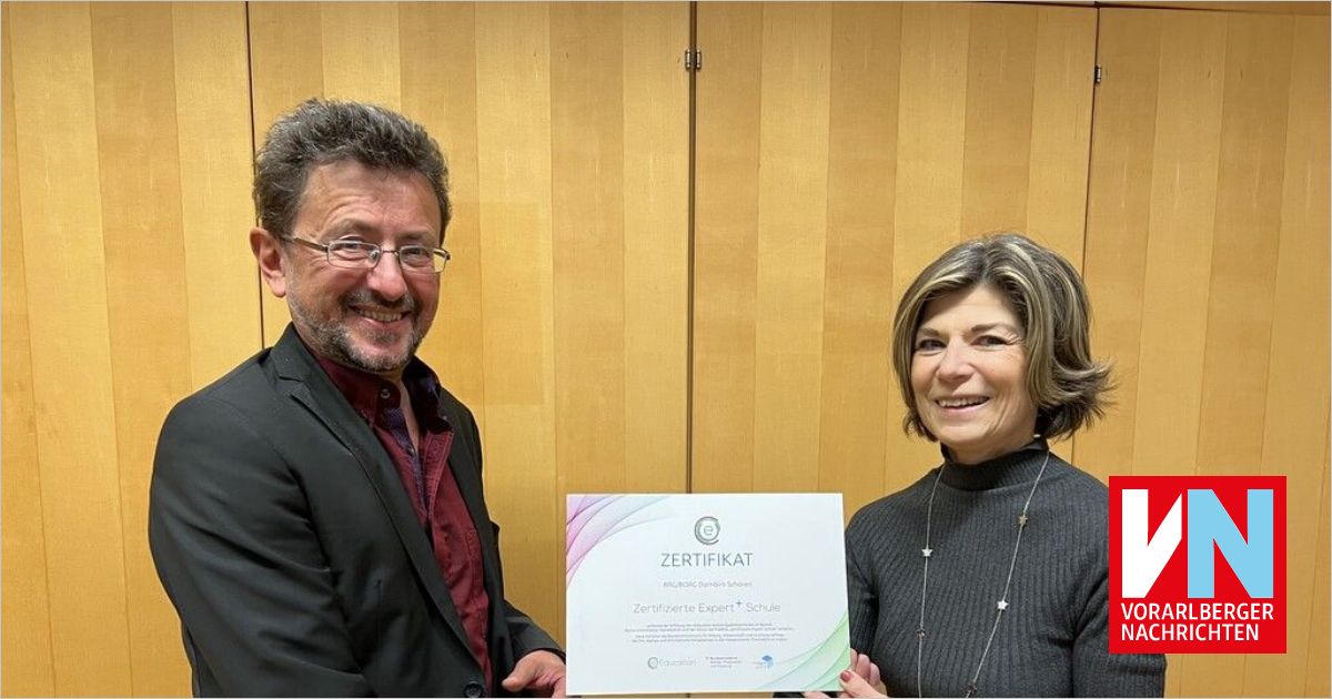 Gymnasium Schoren ist „eEducation Expert+“-Schule - Vorarlberger ...